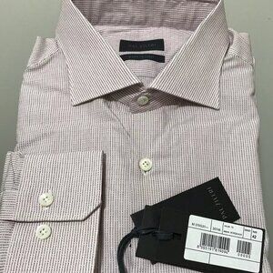Pal Zileri Italian sartorial luxury dress shirt 16.5/42, L regular NWT$375